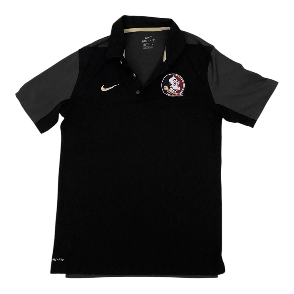 Nike Dri Fit Florida State Short Sleeve Polo Shirt Men’s Sz M